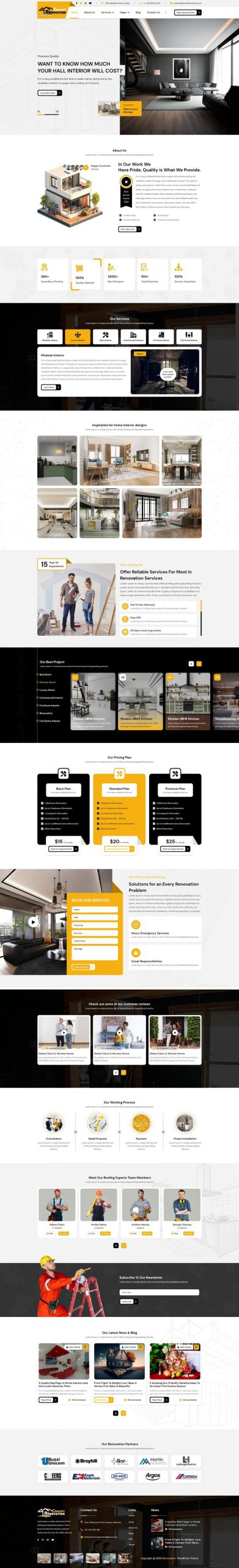 Home Renovation WordPress Theme