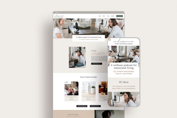 Eudaemonia Website Template